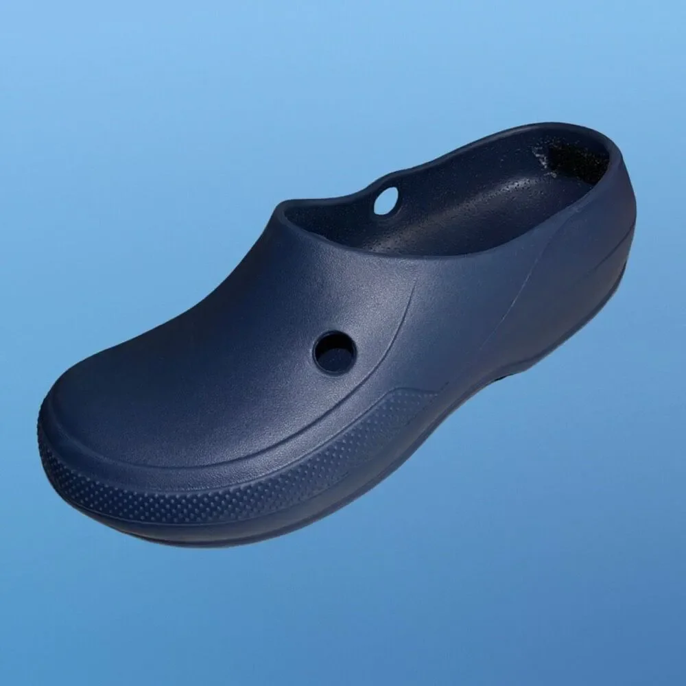 Unisex Crocs Medical Clog Navy No Strap Slip On Design Size M6 W8